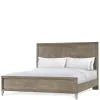 Riverside Furniture 39383-39385-39372 Riverside Furniture 39383-39385-39372 Intrigue - King Panel Bed With Metal Footboard - Hazelwood