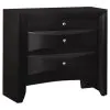 CoasterEssence 202701KW-S4 Briana - 4 Piece California King Bedroom Set - Black