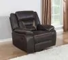 CoasterEveryday 651356 Greer - Upholstered Swivel Glider Recliner Chair - Brown