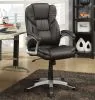 CoasterEssence 800045 Kaffir - Upholstered Adjustable Home Office Desk Chair - Dark Brown