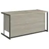 CoasterEssence 805881 Loomis - 4-Drawer Computer Desk - Whitewashed Gray
