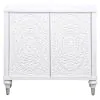Coaster Fine Furniture 950411 Cardella - 2 Door Mandala Accent Cabinet - Distressed White