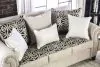 Furniture of America SM6152-SF Sinatra - Sofa - Light Mocha / Navy / Champagne