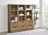 Coaster Fine Furniture 802693-S3 Westpark - 3 Piece Wall Unit Bookcase Set With USB - Mango