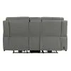 Liberty Furniture 7021LG-23P Camden - Loveseat With Console P3 & ZW - Aline Light Gray