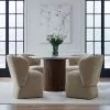 Liberty Furniture 730-ADC90-WK Liberty Furniture 730-ADC90-WK Accent Dining - Dining Chair With Casters Accent - Beige