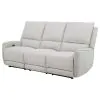 Coaster Fine Furniture 610521P Sylmar - Chenille Upholstered Power Reclining Sofa - Dove Gray
