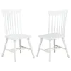 Coaster Fine Furniture 122502WHT Andrews - Windsor Spindle Back Dining Side Chair (Set of 2) - White