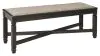 Ashley Furniture D736-00 Tyler Creek - Upholstered Bench - Black / Grayish Brown