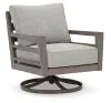 Ashley Furniture P564-821 Hillside Barn - Swivel Lounge W/ Cushion - Gray / Brown