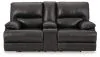 Ashley Furniture U6580118 Mountainous - Power Reclining Loveseat With Console /Adj Headrest - Eclipse