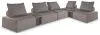 Ashley Furniture P160P13 Ashley Furniture P160P13 Bree Zee - 7-Piece Outdoor Modular Seating With 2 End Tables - Brown