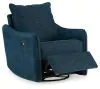 Ashley Furniture 4480128 Mcburg - Swivel Power Recliner - Navy