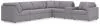Ashley Furniture 92104S32 Ashley Furniture 92104S32 Modmax - 7-Piece Sectional With Storage Console And Raf Corner Chair - Granite