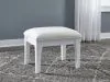 Ashley Furniture B822-01 Chalanna - Vanity Stool - White