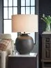 Ashley Furniture L207574 Carlenbury - Metal Table Lamp - Antique Brown