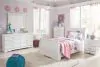 Ashley Furniture B129/31/36/63/62/82 Ashley Furniture B129/31/36/63/62/82 Anarasia - 5 Pc. - Dresser, Mirror, Twin Sleigh Bed - White