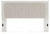 Ashley Furniture PCB3381-58 Ashley Furniture PCB3381-58 Zuraleus - King Upholstered Panel Headboard - White