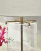 Ashley Furniture L430954 Gizeh - Glass Table Lamp - Clear / Gold Finish