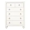 Samuel Lawrence Furniture S458-440 Bella White - 6-Drawer Chest - White