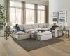 Jackson Furniture Industries 1345/72/30/75/28-11 Jackson Furniture Industries 1345/72/30/75/28-11 Harper - 3 Piece Sectional With LSF Chaise And Cocktail Ottoman - Oyster
