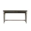 Liberty Furniture 824-OT6836 Heartland - Console Bar Table - Antique White / Tobacco Tops