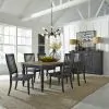 Liberty Furniture 879-DR-7RLS Liberty Furniture 879-DR-7RLS Harvest Home - 7 Piece Rectangular Table Set - Chalkboard