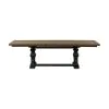 Liberty Furniture 879-DR-6TRS Harvest Home - 6 Piece Trestle Table Set - Black