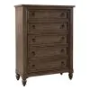 Liberty Furniture 615-BR-KSHDMC Liberty Furniture 615-BR-KSHDMC Americana Farmhouse - 4 Piece Bedroom Set (King Shelter Bed, Dresser & Mirror, Chest) - Dusty Taupe