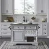 Liberty Furniture 244-AT3000 Magnolia Manor - Bar Cart - Antique White