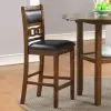 New Classic D1701-22-BRN New Classic D1701-22-BRN Gia - Counter Chairs (Set of 2) - Brown - Faux Leather