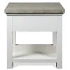 Riverside Furniture 37209 Cora - End Table - Cloud / Fog