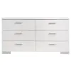 CoasterEssence 203501KW-S5 Felicity - California King 5 Piece Bedroom Set - White High Gloss