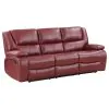 Coaster Fine Furniture 610241 Camila - Upholstered Motion Reclining Sofa - Red
