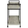 Coaster Fine Furniture 181005 Ventura - 1-Drawer Engineered Wood Bar Cart - Gray Driftwood