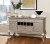 Furniture of America CM3219T Amina - 8 Dining Table - Champagne