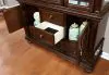 Furniture of America CM3350HB-SET Alpena - Hutch & Buffet - Brown Cherry