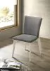 Coaster Fine Furniture 108682 Biloxi - Upholstered Dining Side Chair (Set of 2) - Gray
