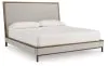 Benchcraft® B622/31/36/58/94/92(2) Benchcraft® B622/31/36/58/94/92(2) Tomtyn - 6 Pc. - Dresser, Mirror, California King Upholstered Bed, 2 Nightstands - Light Brown