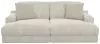 Jackson Furniture Industries 3445/15/16-11 Cozy - 2 Piece Double Wide Chaise With USB Charging Ports - Pearl