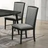 New Classic D1434-20 Skyline - Dining Side Chair (Set of 2) - Onyx
