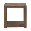 Liberty Furniture 449-OT1021 Liberty Furniture 449-OT1021 Broadmore - Square Chairside Table - Cobblestone Brown