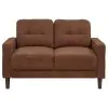 Coaster Fine Furniture 509971-S2 Bowen II - 2-Piece Fabric Upholstered Track Arm Sofa Set - Rust