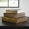 Ashley Furniture A2000490 Keldy - Box Set (Set of 3) - Antique Brass Finish