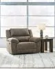 Ashley Furniture 3720352 Laresview - Zero Wall Wide Seat Recliner - Fossil