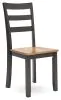 Ashley Furniture D396-01 Gesthaven - Dining Room Side Chair (Set of 2) - Natural / Brown