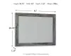Ashley Furniture B221-35 Baystorm - Bedroom Mirror - Gray