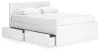 Ashley Furniture EB9630B16 Ashley Furniture EB9630B16 Onita - Queen Panel Platform Bed With 2 Side Storage - White