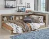 Ashley Furniture EB2270B1 Oliah - Twin Bookcase Storage Bed - Natural
