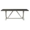 Liberty Furniture 619-T3878 Willowrun - Trestle Table - Rustic White / Weathered Gray Top